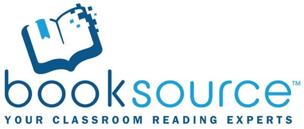 A logo for booksource, the classroom reading program.